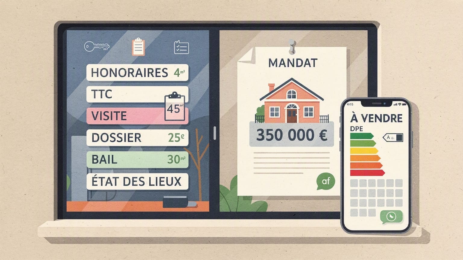 Frais d’agence immobilière : qui paie quoi en vente et en location ?